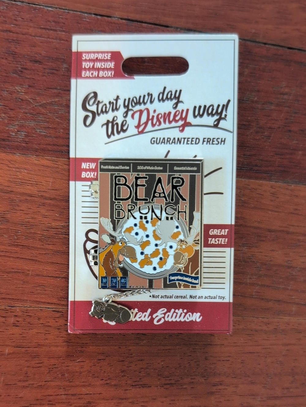 Brother Bear Brunch Cereal Box Pin Limited Edition